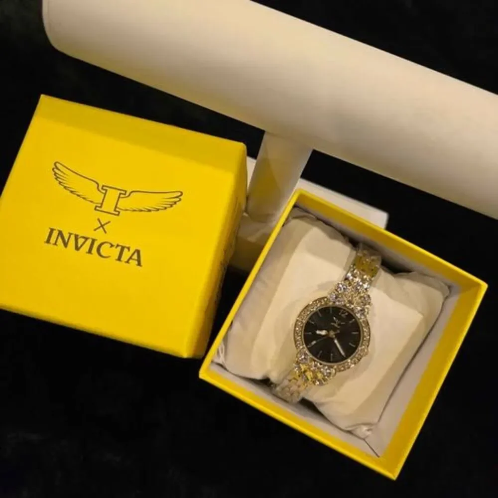 Invicta Women's Crystal Accented Two-Tone Watch